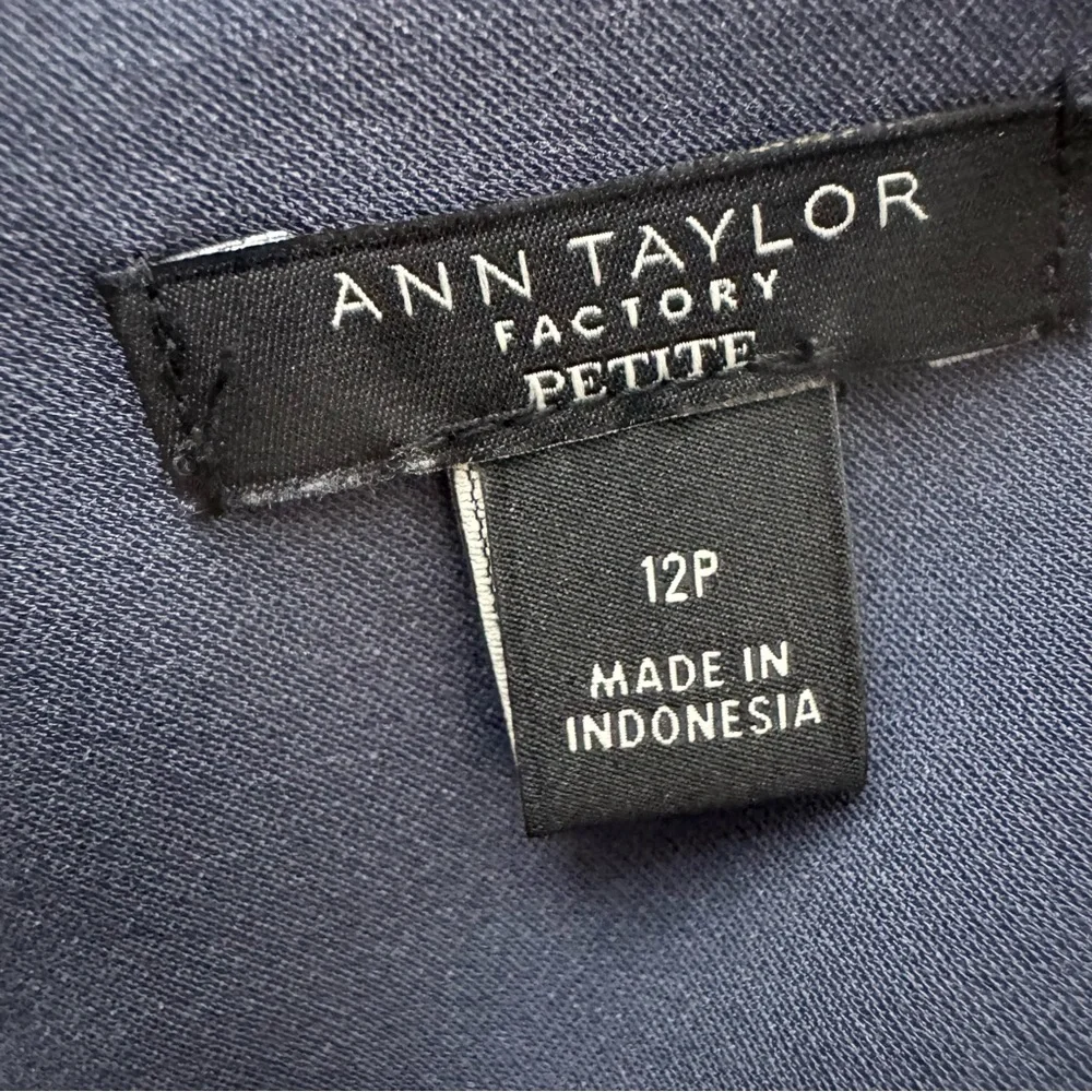 Ann Taylor Factory Floral Shift Dress 12P Petite Feminine Classic - Picture 5 of 7